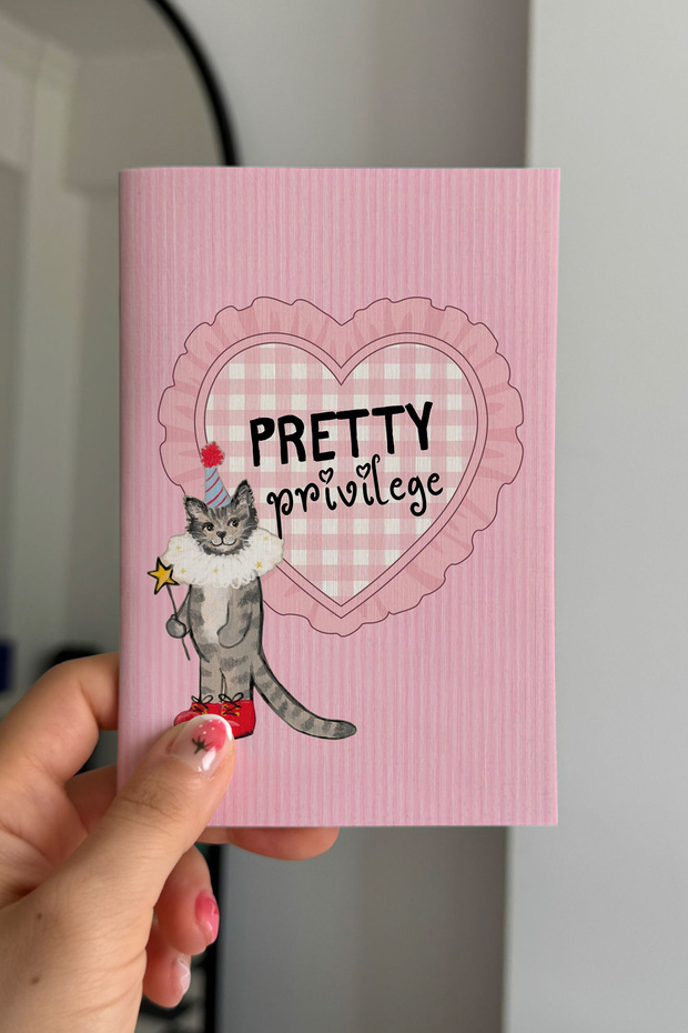Pretty Mini Unlined Notebook