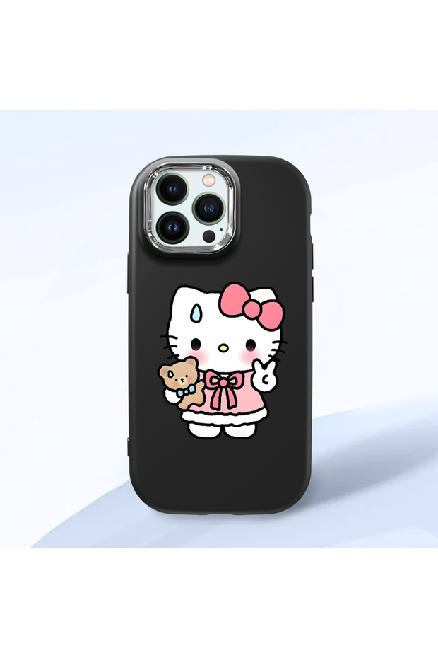 iPhone 13 Pro Compatible Sweet Cartoon Animal Motif Case, Shockproof for Everyday Use