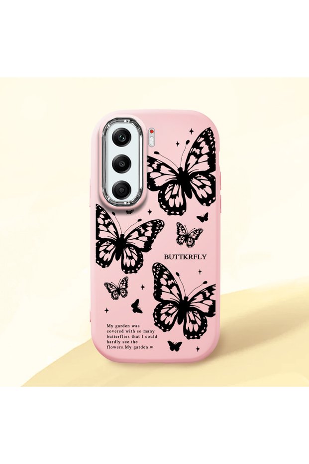 Tecno Camon 40 Pro 5g Compatible Minimal Butterfly Pattern Soft Silicone Case, Shockproof