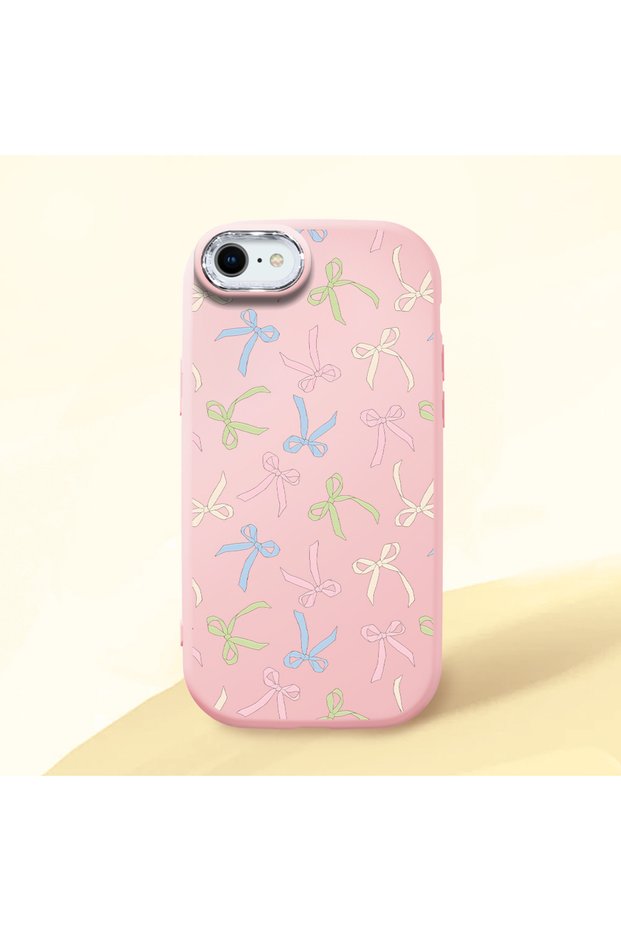 iPhone 7/8/Se 2020 2022 Compatible Colorful Ribbon Printed Soft Silicone Case Impact Protection