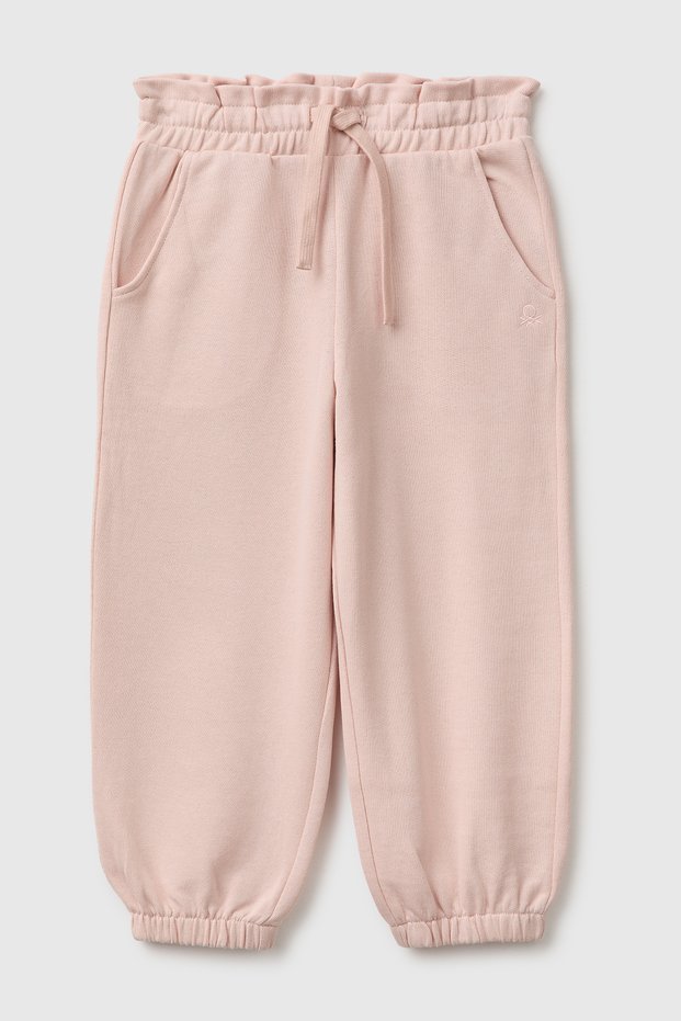 Girl's Powder Logo Embroidered Drawstring Sweatpants