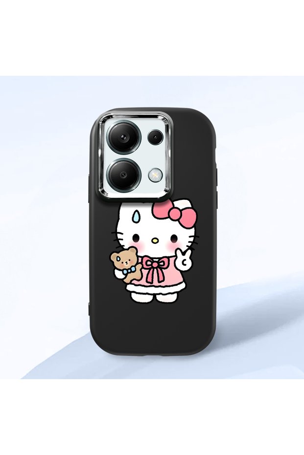Poco M6 Pro 4g Compatible Sweet Cartoon Animal Motif Case Shockproof for Everyday Use