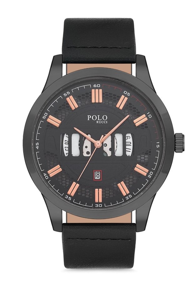 2234 Men's Calendar Strap Wristwatch