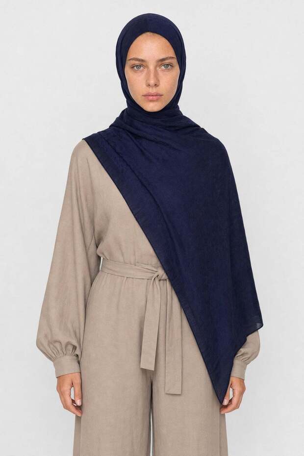 Pulse Pattern Ayrobin Jacquard Shawl