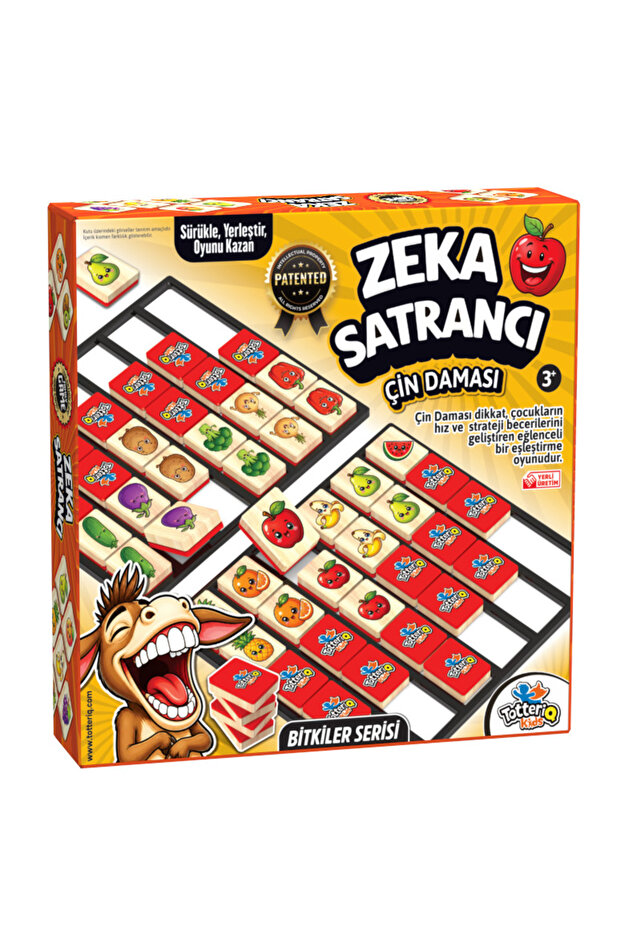 Intelligence Chess Chinese Checkers Plants and Fruits Series – Educational Strategy and Matching Game