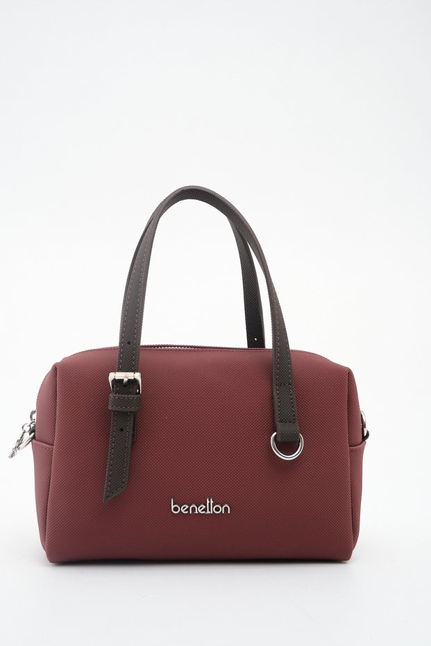 Benetton Women's Crossbody Bag Burgundy-Brown Bnt1930