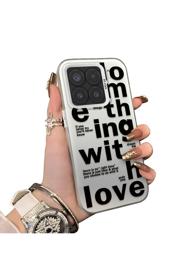 Xiaomi Mi 15 5g Compatible Hard Acrylic Back Silicone Edge Lens Protection Stylish Print Case