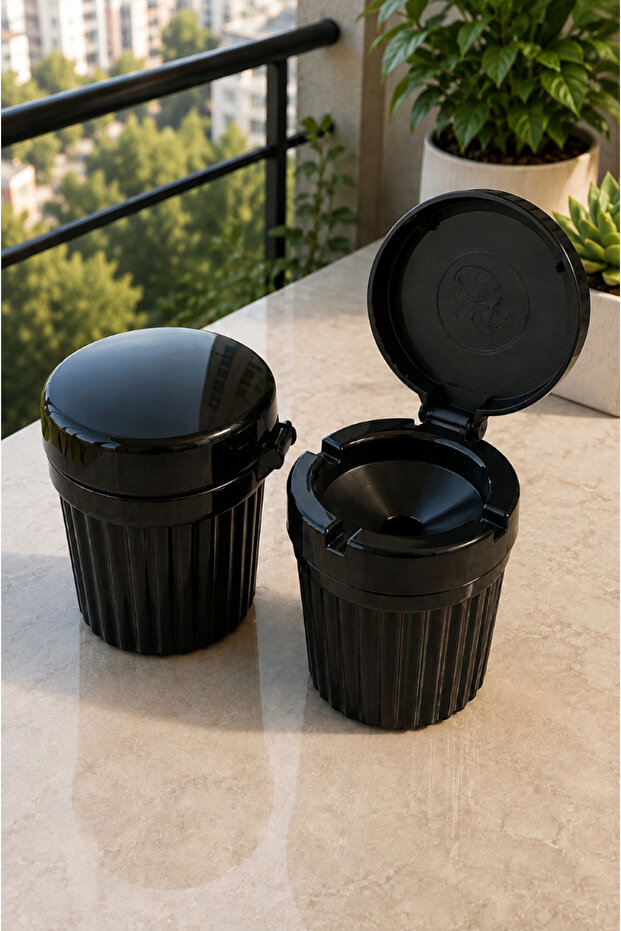 Ashtray - Black - Round
