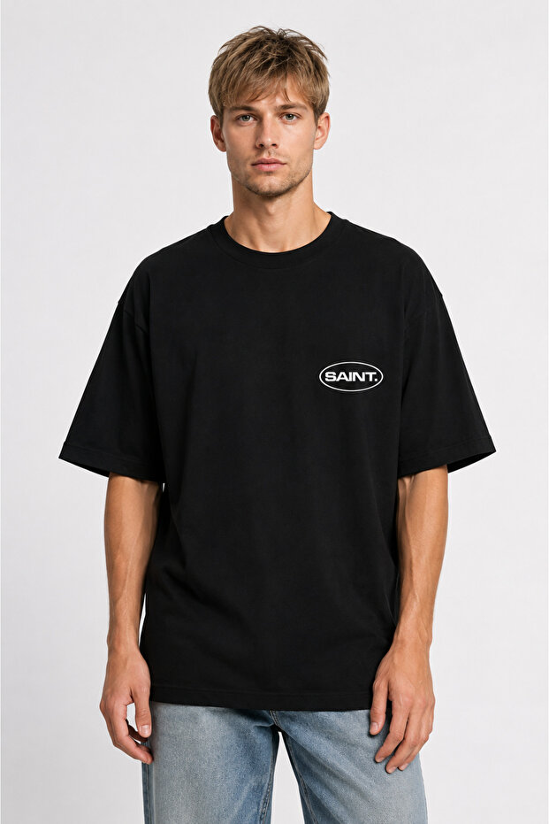 T-Shirts - Black - Oversize