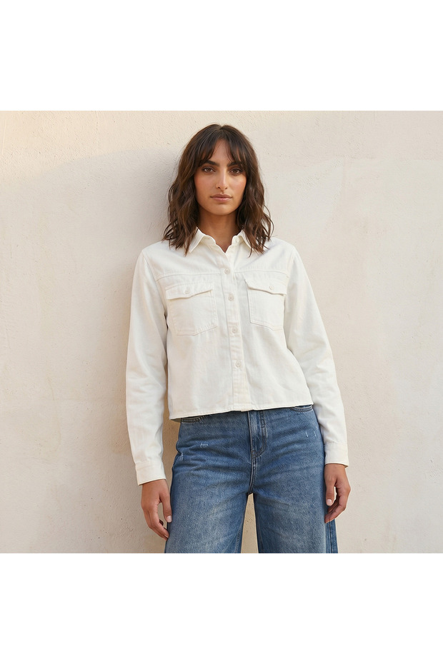 LS BUTTON DOWN COLLAR SHIRT