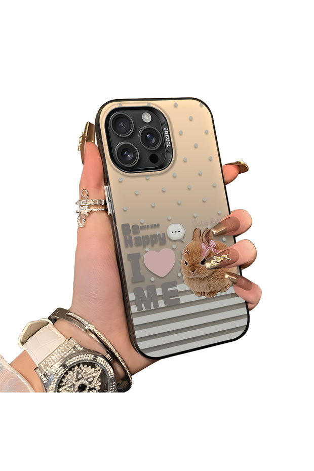 حافظة حماية للعدسات من السيليكون الصلب الأكريليكي المتوافق مع هاتف iPhone 16 Pro