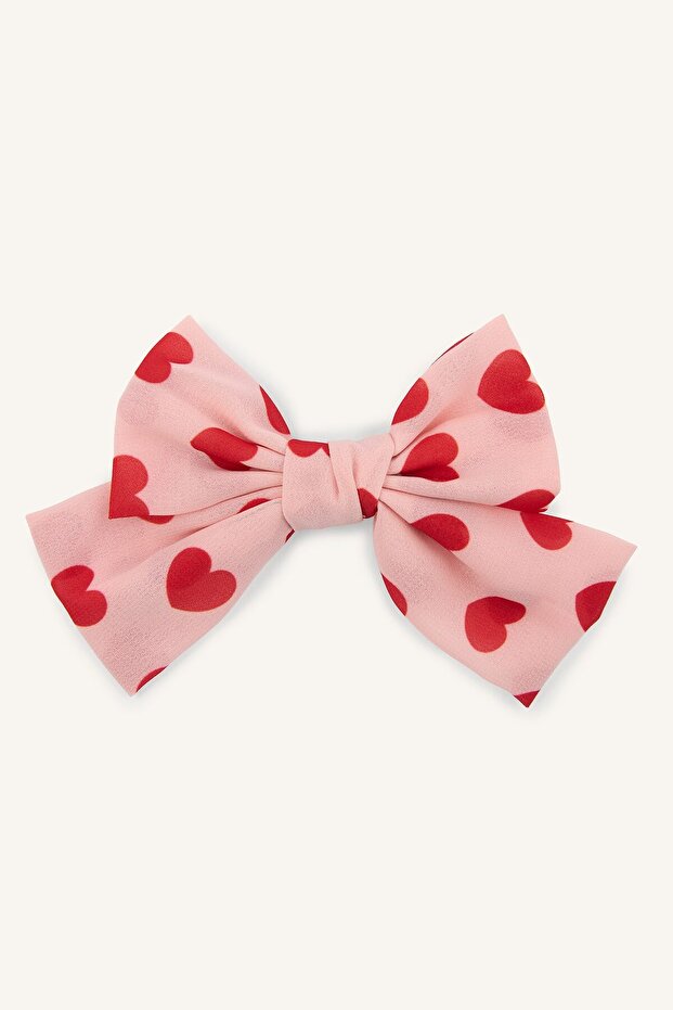Heart Patterned Bow Hair Accessory for Baby Girl I3148A5Ns