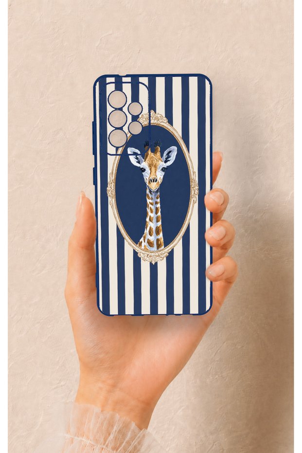 Samsung A52 Compatible Giraffe Patterned Silicone Case