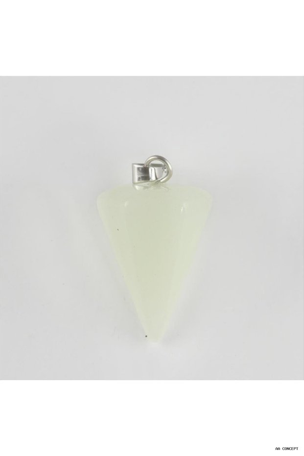CONCEPTA Phosphorus Pendulum Natural Stone Necklace Pendant (211732) Aqua Green
