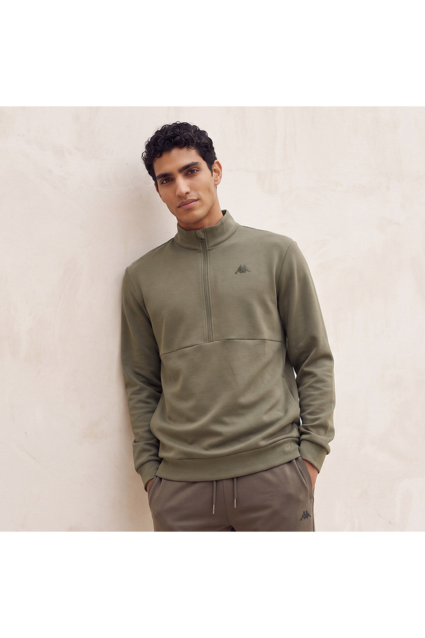 MEN HALF ZIP SWEAT