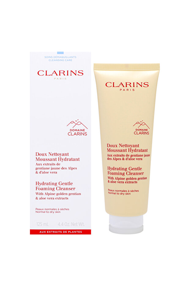 Hydrating Gentle Foaming Cleanser by Clarins for Unisex - 4.4 oz Cleanser