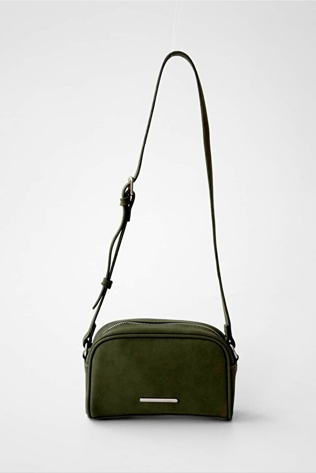 Suede Lisbon Adjustable Long Strap Zippered Cross-Use Mini Shoulder Bag