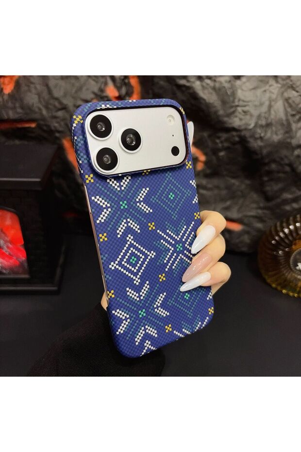iPhone 17 Pro Max Case Premium Carbon Fiber Magsafe Compatible Ultra-Thin Stylish Design Magnetic Phone Case