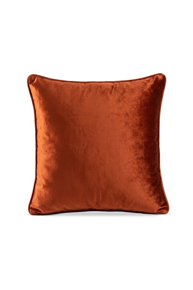 "veléa" shiny velvet textured cushion cover - 45x45