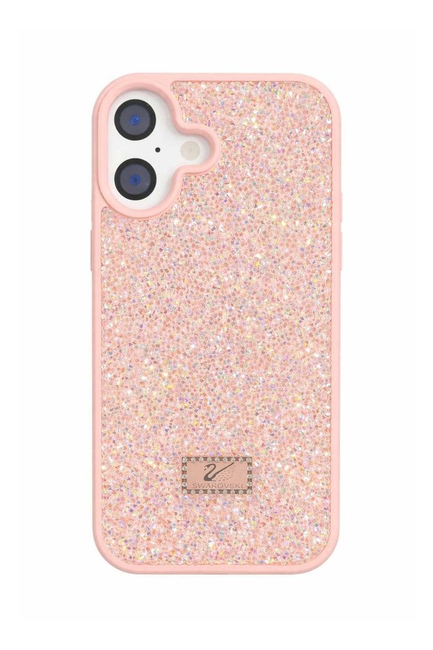 Luxury Sparkling Crystal Rhinestone Protective Phone Case Cover for Apple iPhone 17 – Pink