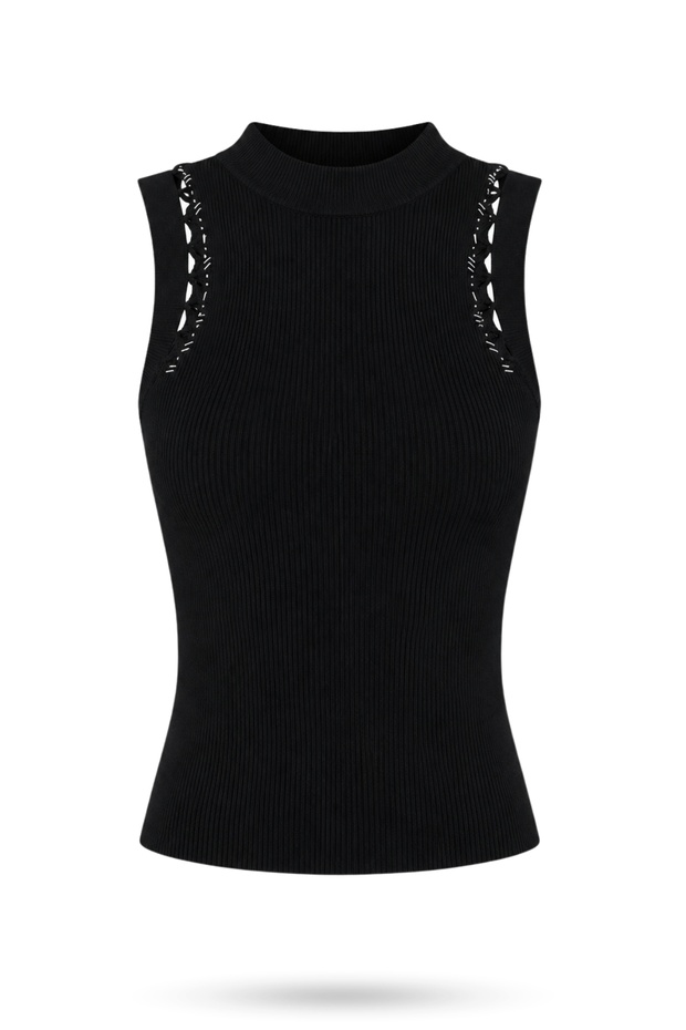 Sweater Vests - Black - Regular fit