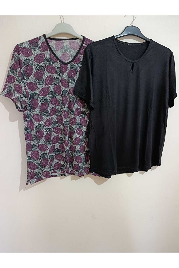 2-Pack, Full Summer Wear, Short Sleeve, Lycra Viscose, Anti-Sweat, No-Show Blouse