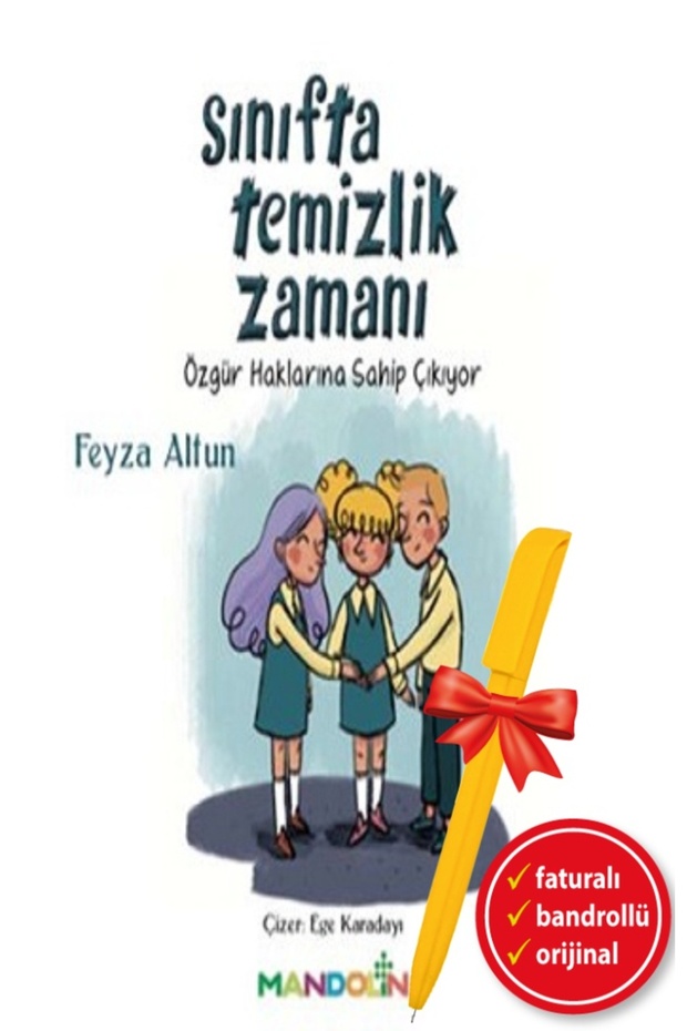 Alfa Kalem+Sınıfta Temizlik Zamanı (Feyza Altun) Children's Story Enlightenment Book Set