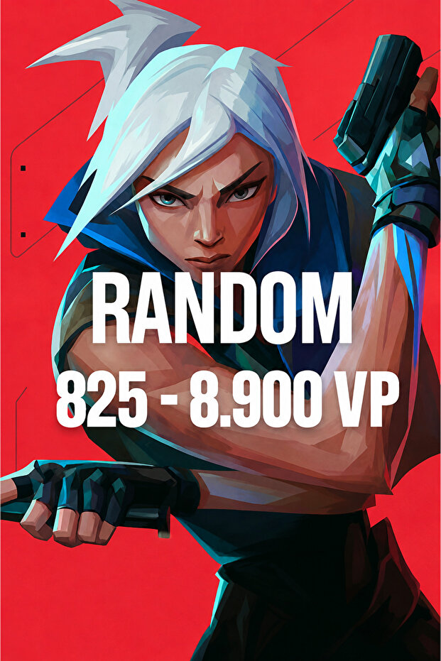 Valorant 825 - 8900 VP Random