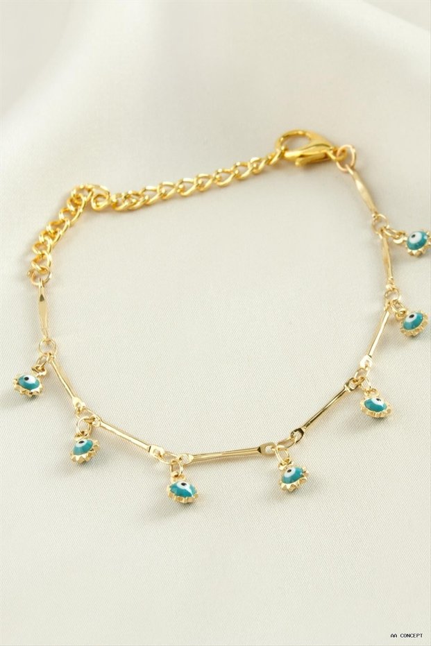 CONCEPTA Nazar Beaded Inlaid (211812) Turquoise Bracelet