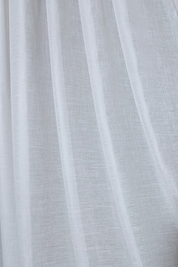 Natural Linen Ecru Tulle Curtain I Heavy Weight I 1/3 Sik Pile I Wrinkle-Free I Does Not Need Ironing I Suitable for Every Room