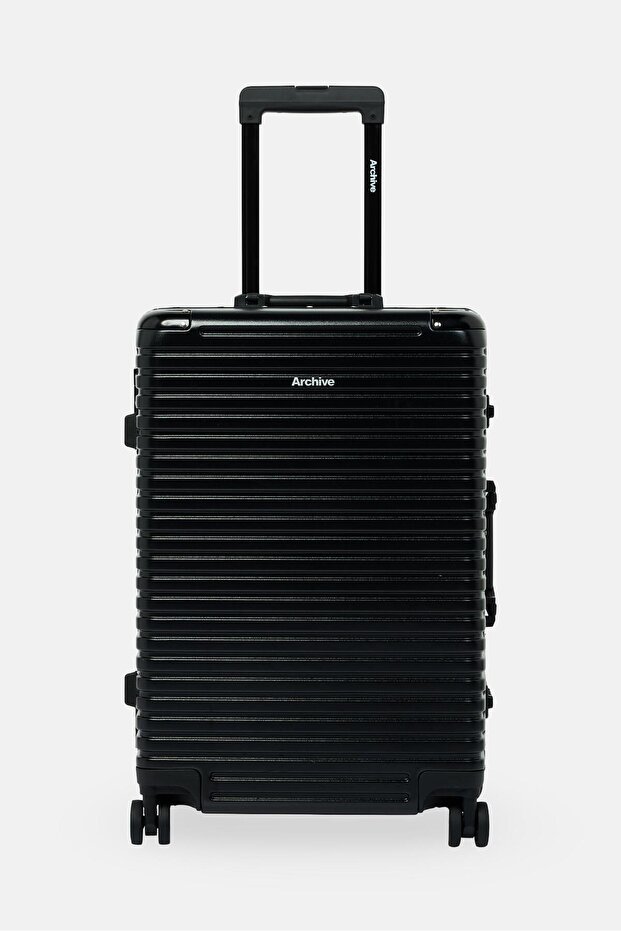24 Inch Hard Shell Check In Spinner Luggage, Black