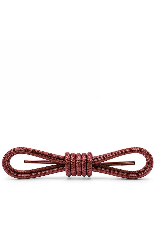70 cm Burgundy Waxed Classic Shoelaces