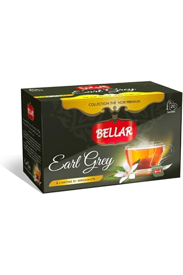 Earl Grey Tea, Premium Black Tea with Bergamot, Aromatic English Style Earl Grey for Hot Tea or Iced Tea, Foil Wrapped for Freshness