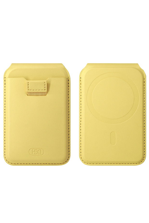 Hs-020 Magneticsave Card Holder with Stand Feature - Yellow