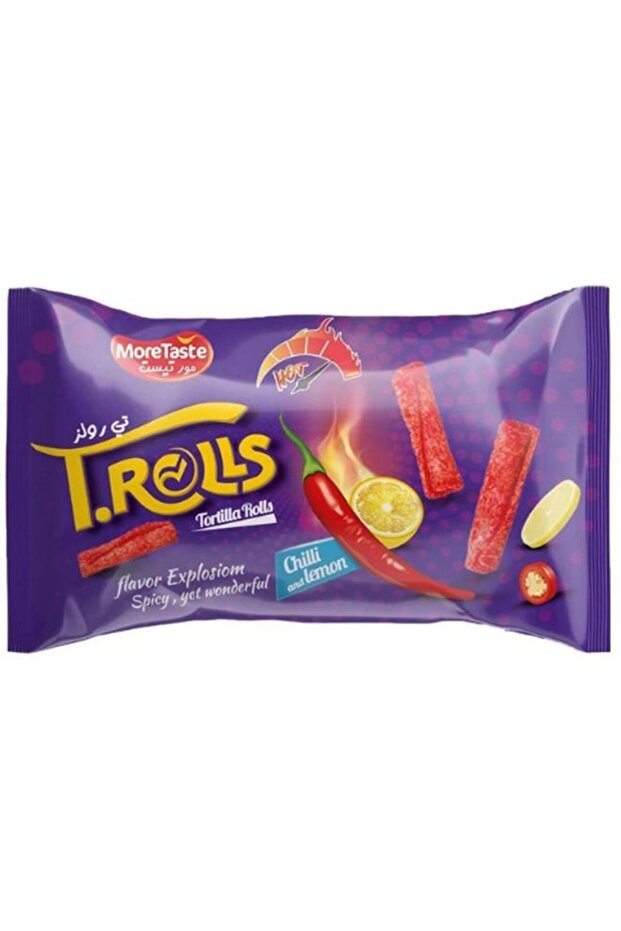 T.Rolls Chilli and Lemon Tortilla Rolls - 28g