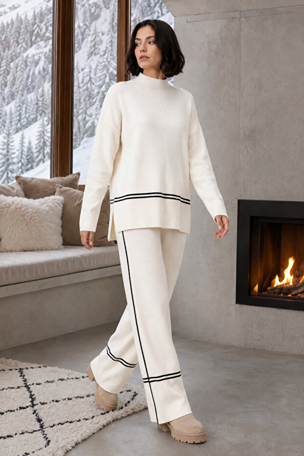 Two Piece Sets - Cream - Regular