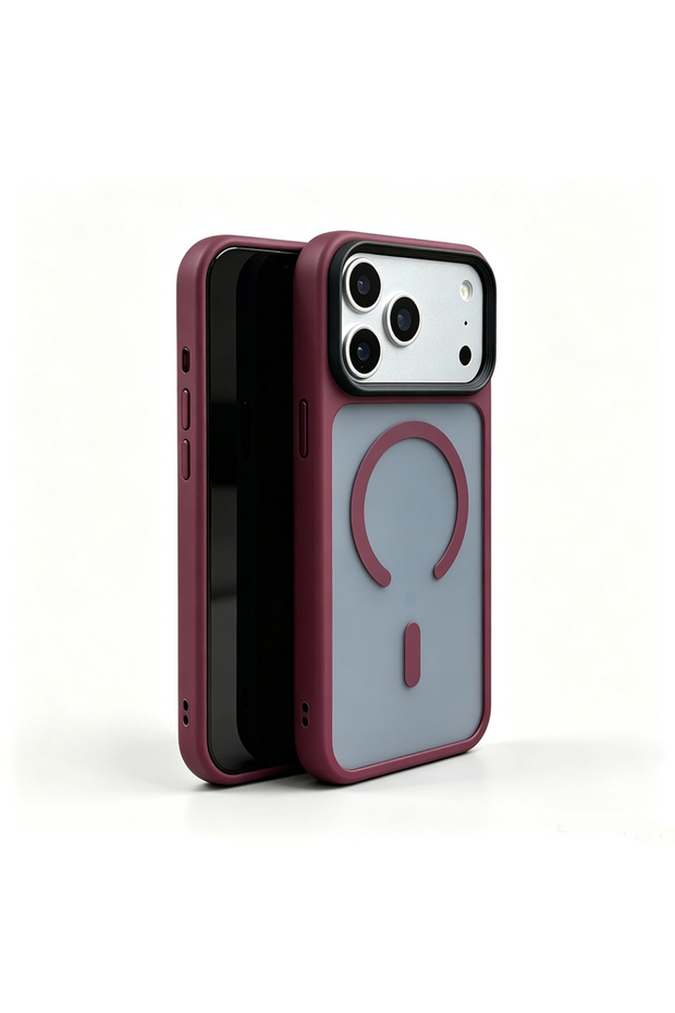 iPhone 18 Pro Max Case Magsafe Supported Camera Raised Matte Anti-Fingerprint Silicone Omsy