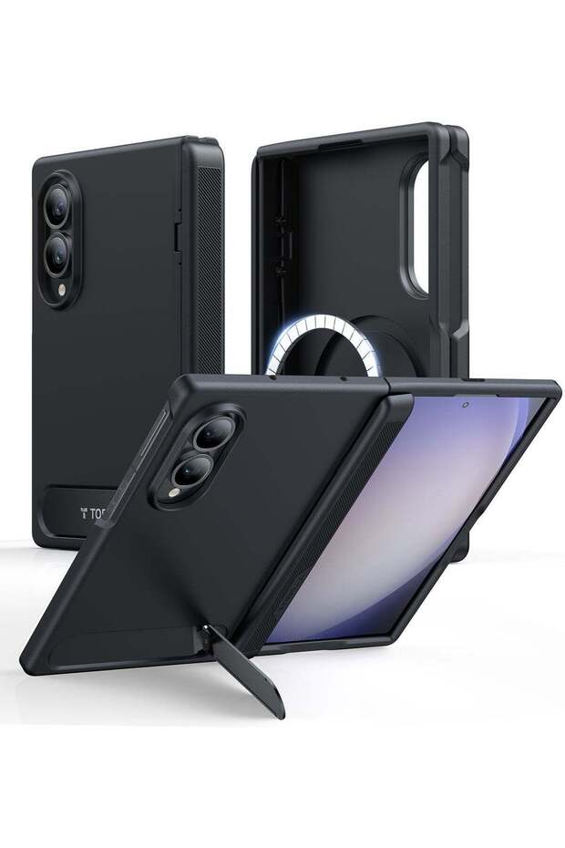 Pstand Magnetic Series Case for Samsung Galaxy Z Fold 8, MagSafe Compatible, Built-in Adjusta