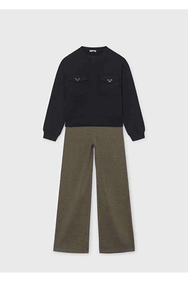 7534 Girls' Top and Bottom Set