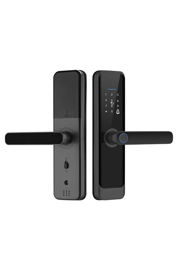 Bailey Smart Lock, Advanced Keyless Electronic Door Lock, Fingerprint + Code + Card + Key