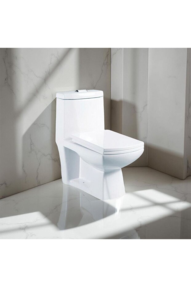 WC - White - 7-Year , Ceramic, L 73 x W 40.5 x H77 cm, WC S Trap