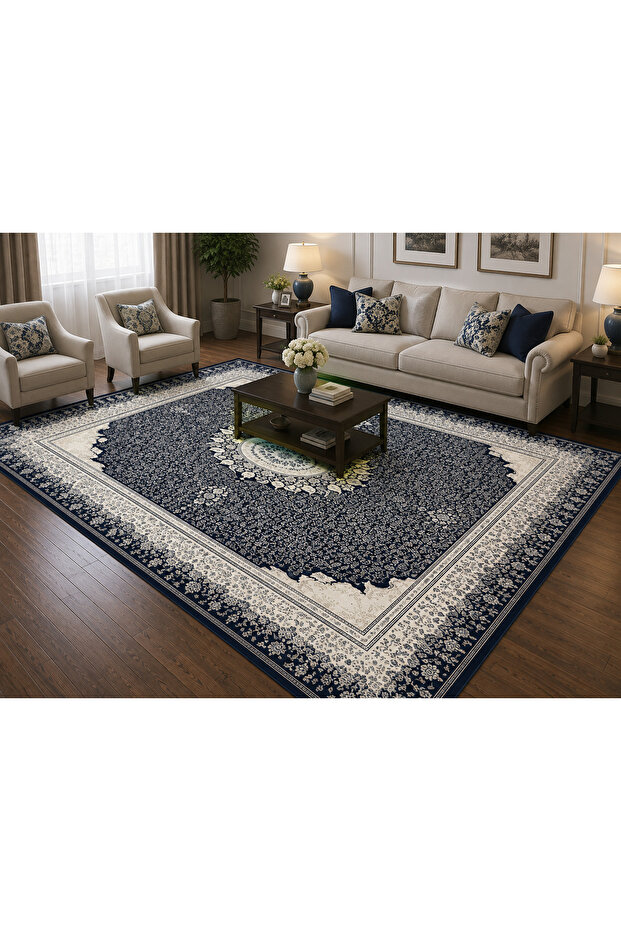 Lemis Luxury Classic Oriental Design Rugs Elegant 200X300Cm Area Rug for Living Room Hall Dining Bedroom Home Decor Luxury Warm