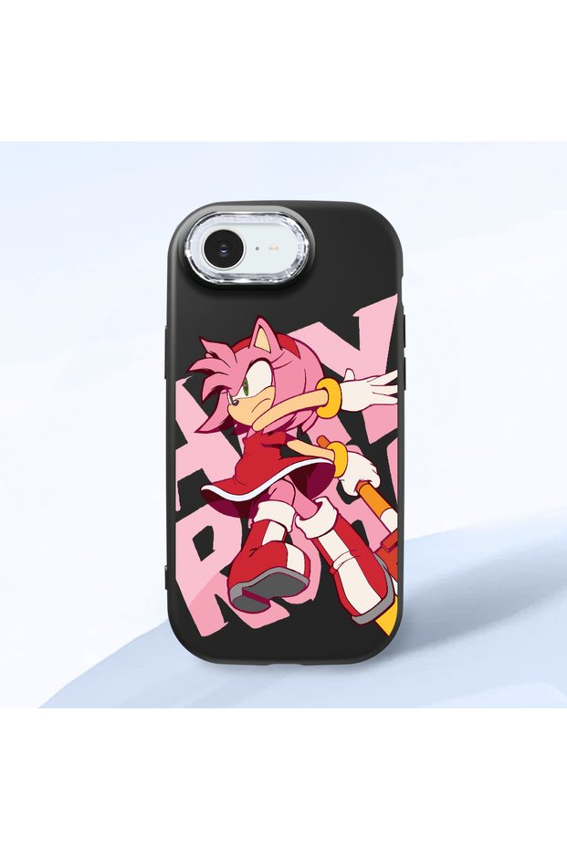 Black Silicone Case Compatible with iPhone 16E with Shock-Absorbing Camera Protections