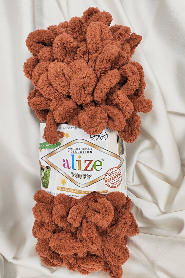Puffy Taba Hand Knitting Yarn 100Gr. 9Mt. (Pack of 5) - Color: 597