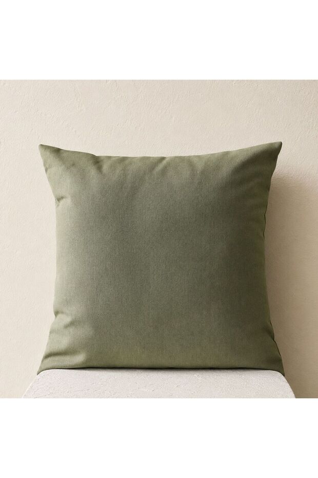 Toss Pillow - Canvas Leaf 45X45CM, Green, Mackintosh, Outdoor Cushions