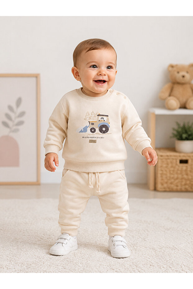 9-24 Months Wild Shardonlu Double Set - Beige