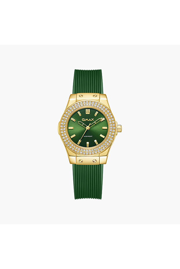 Women's Analog Round 30 MM Strap Buckle Watch | SQ-BSS002GDWI3