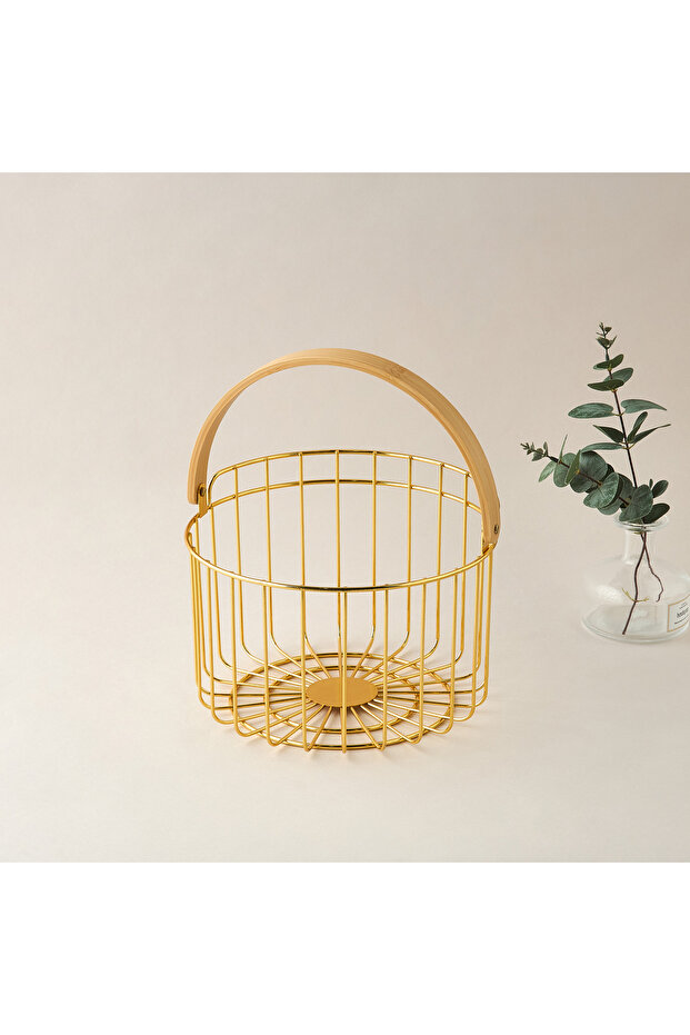 Elanza Storage Basket with Handle - 18 cms