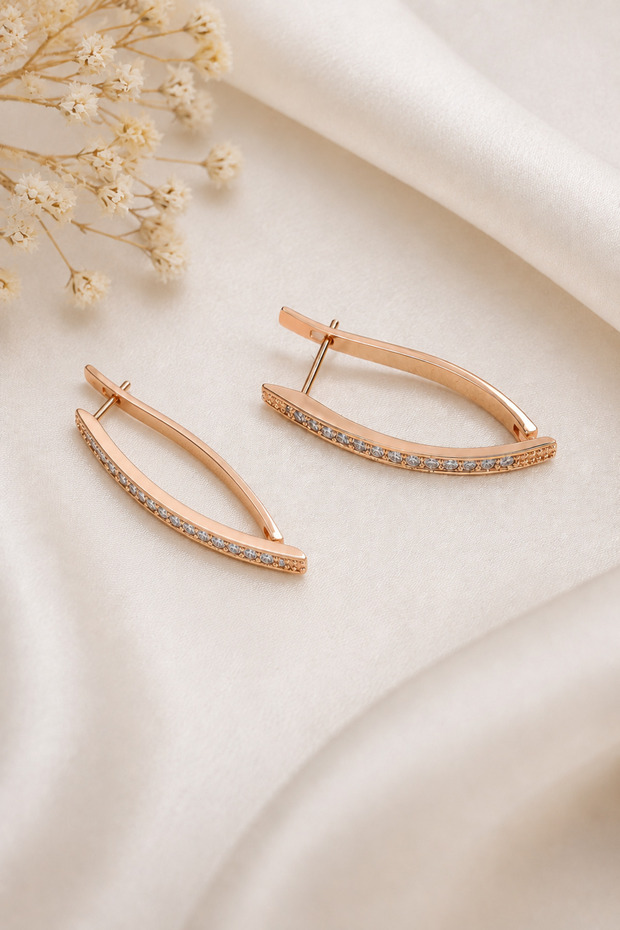 Zircon Stone Earrings