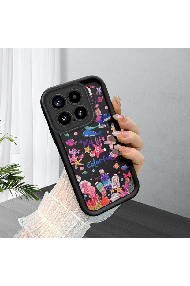 Xiaomi Mi 15 5g Compatible Black Silicone Case Shockproof with Camera Protection